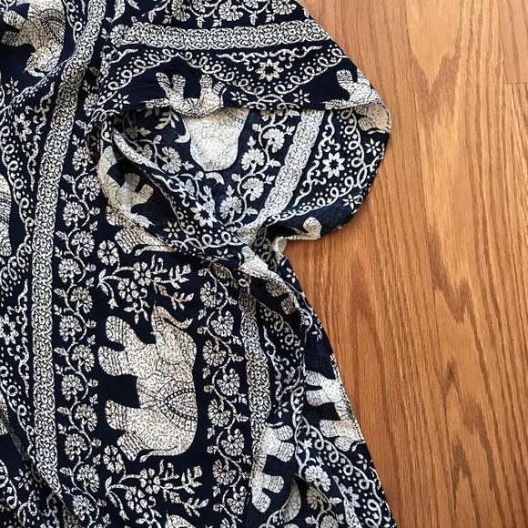 Flowy Cardigan- Elephant Print! - Picture 2 of 3